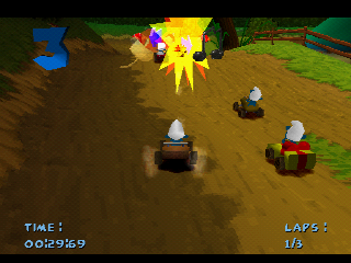 Smurf Racer screenshot 5 for Playstation